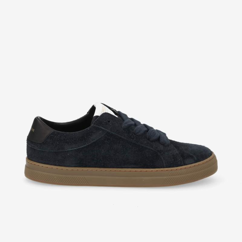 SPARK SKATE M - HAIRY SUEDE -  BLEU MARINE